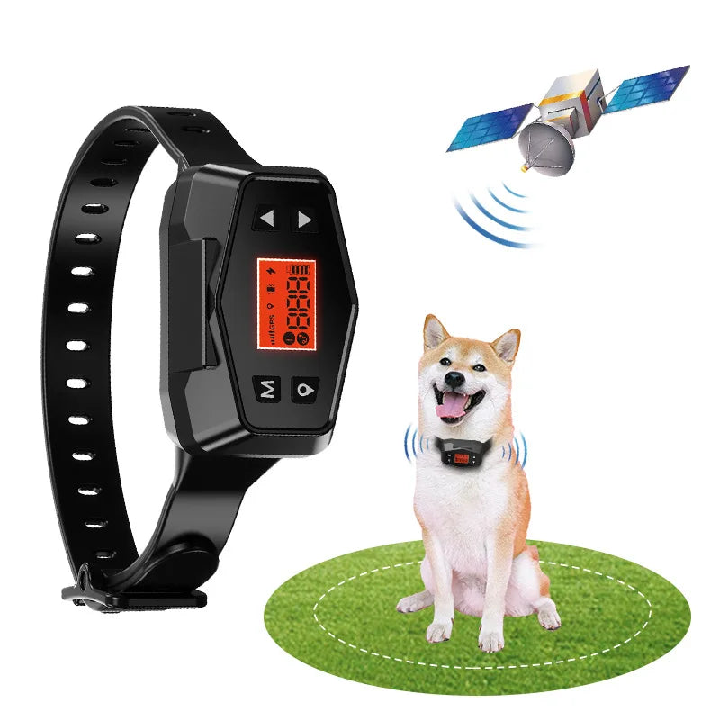 Revolutionary Wireless GPS Pet Fence Dog Tracker Collar - Waterproof Electric Training System for Ultimate Safety and Freedom