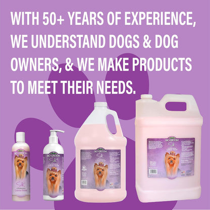 Transform Your Dog's Coat with Our Luxurious Silk Creme Rinse Conditioner - Moisturizing, Tangle-Free, and Made in the USA - 1 Gallon