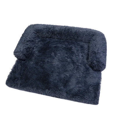 Luxurious Large Dog Sofa Bed with Removable Washable Plush Cover - Perfect for Deep Sleep and Winter Comfort