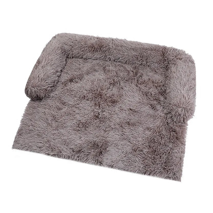 Luxurious Large Dog Sofa Bed with Removable Washable Plush Cover - Perfect for Deep Sleep and Winter Comfort