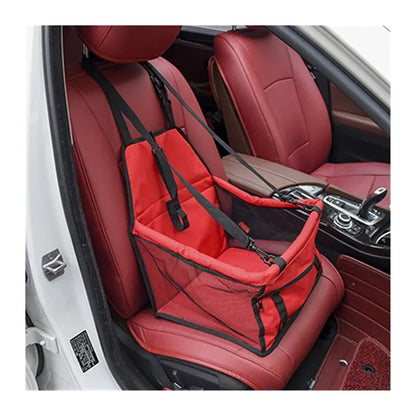 Premium Pet Dog Car Booster Seat - Safe, Comfortable, and Foldable Travel Solution for Small Dogs