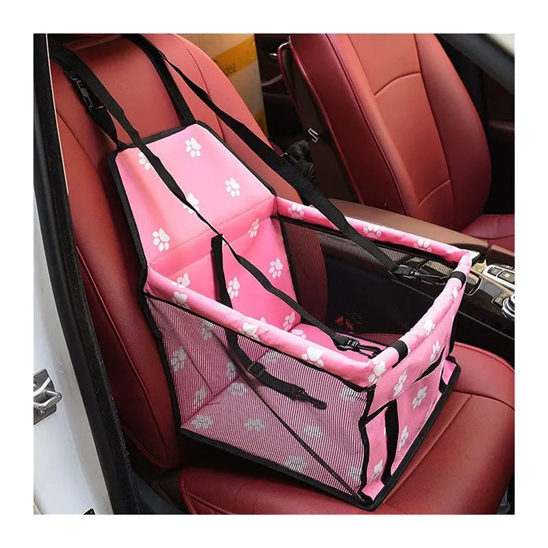 Premium Pet Dog Car Booster Seat - Safe, Comfortable, and Foldable Travel Solution for Small Dogs