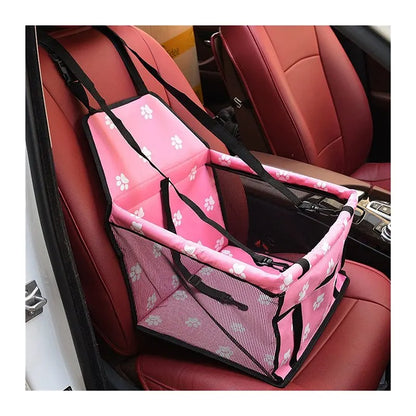 Premium Pet Dog Car Booster Seat - Safe, Comfortable, and Foldable Travel Solution for Small Dogs