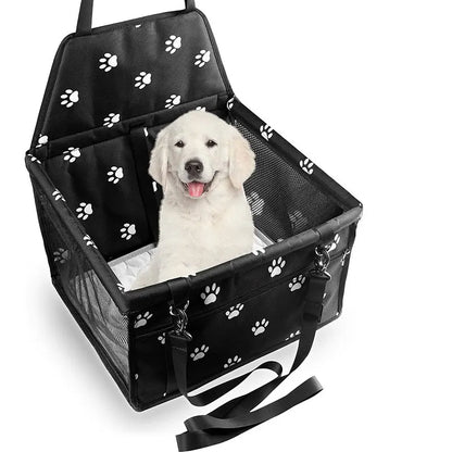 Premium Pet Dog Car Booster Seat - Safe, Comfortable, and Foldable Travel Solution for Small Dogs