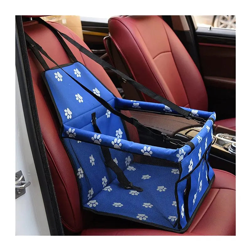 Premium Pet Dog Car Booster Seat - Safe, Comfortable, and Foldable Travel Solution for Small Dogs