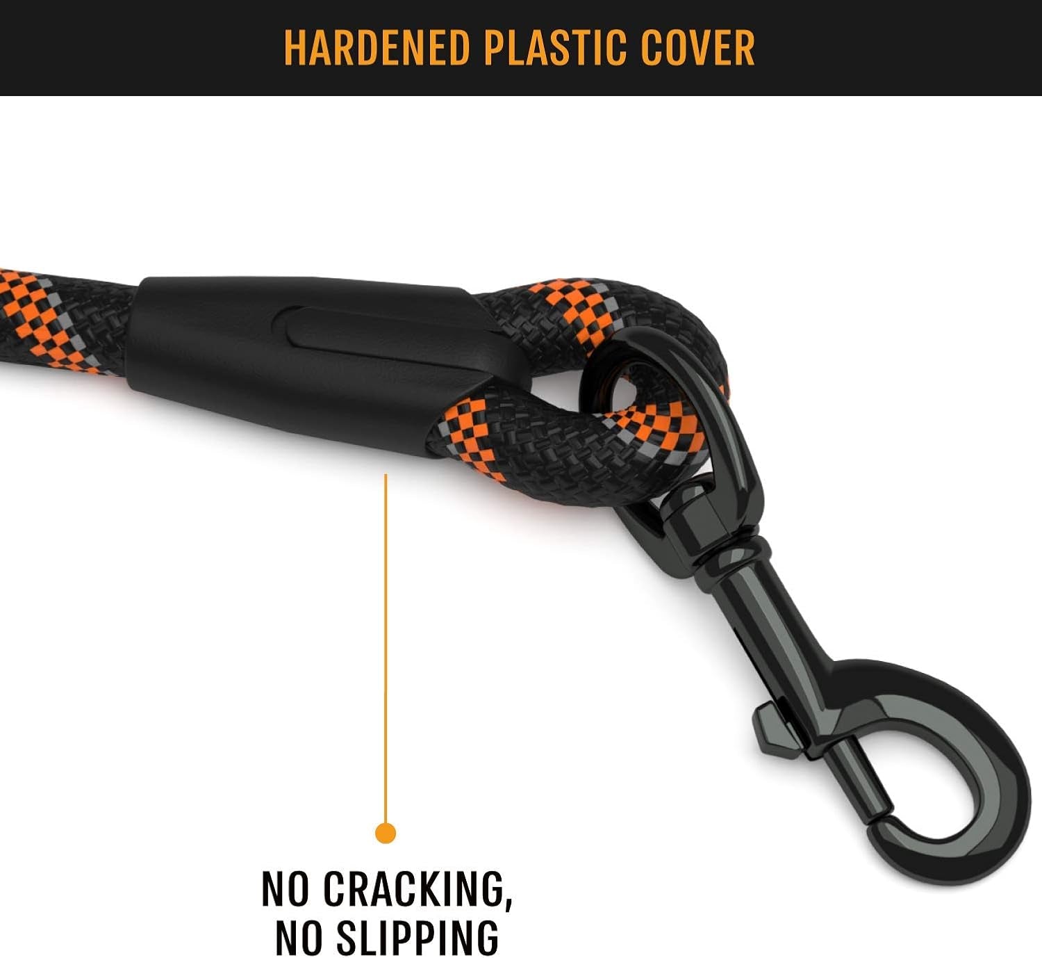 Ultimate Strong Dog Rope Leash with Padded Handle and Reflective Safety Features for All Breeds - Perfect for Training, Running, and Walking