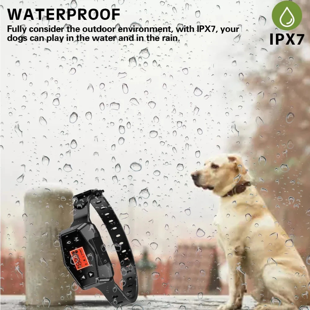 Revolutionary Wireless GPS Pet Fence Dog Tracker Collar - Waterproof Electric Training System for Ultimate Safety and Freedom
