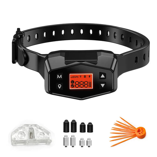 Revolutionary Wireless GPS Pet Fence Dog Tracker Collar - Waterproof Electric Training System for Ultimate Safety and Freedom